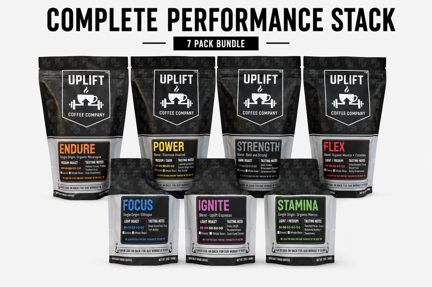 The Complete Performance Pack - Buy 6, get the 7th FREE + Free shipping